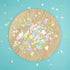 Yellow, Pink & Blue Craft Sequins